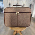 Brown briefcase bag.