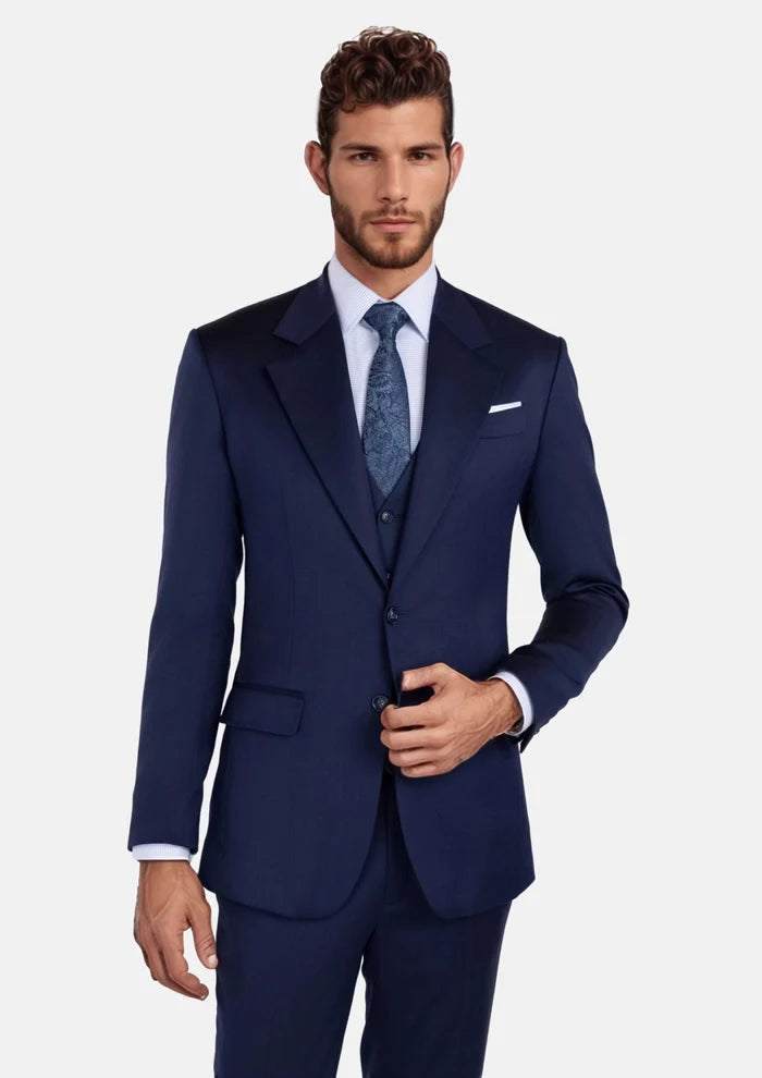 Oxford Navy Ellis Suit - SARTORO