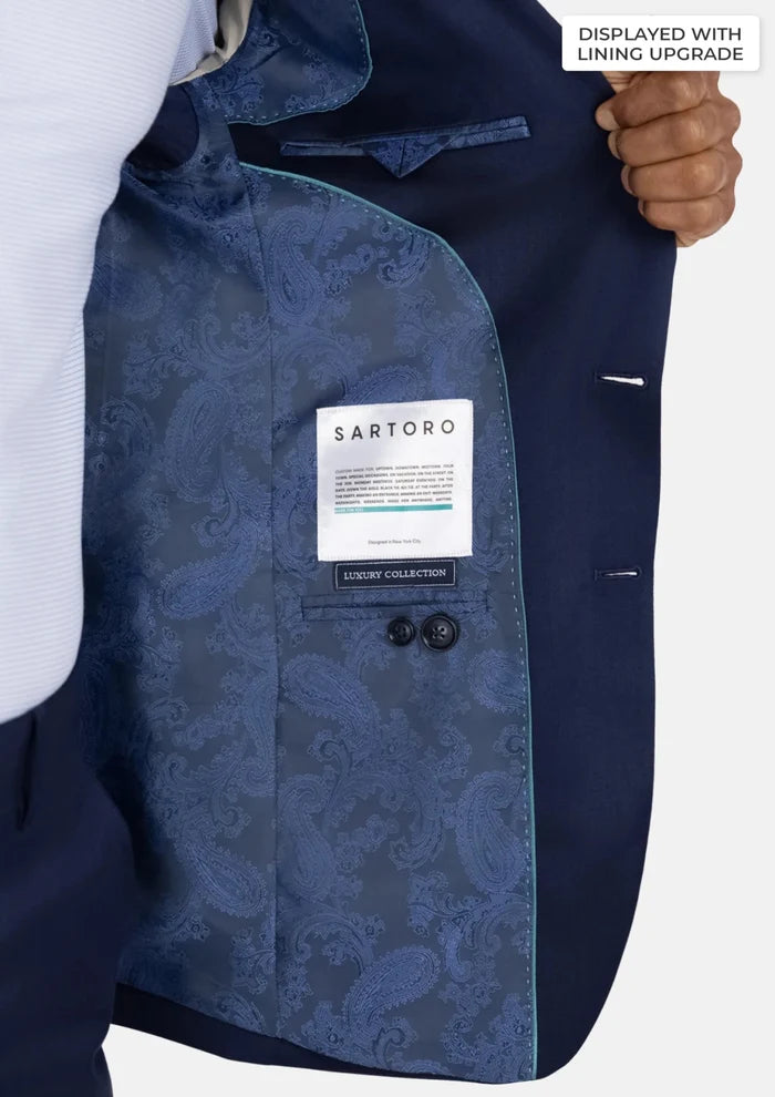 Oxford Navy Ellis Suit - SARTORO