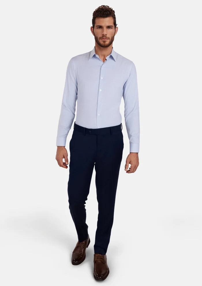 Oxford Navy Pants - SARTORO