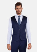 Oxford Navy Vest - SARTORO