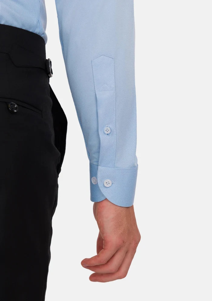 Oxford Sky Twill Shirt - SARTORO