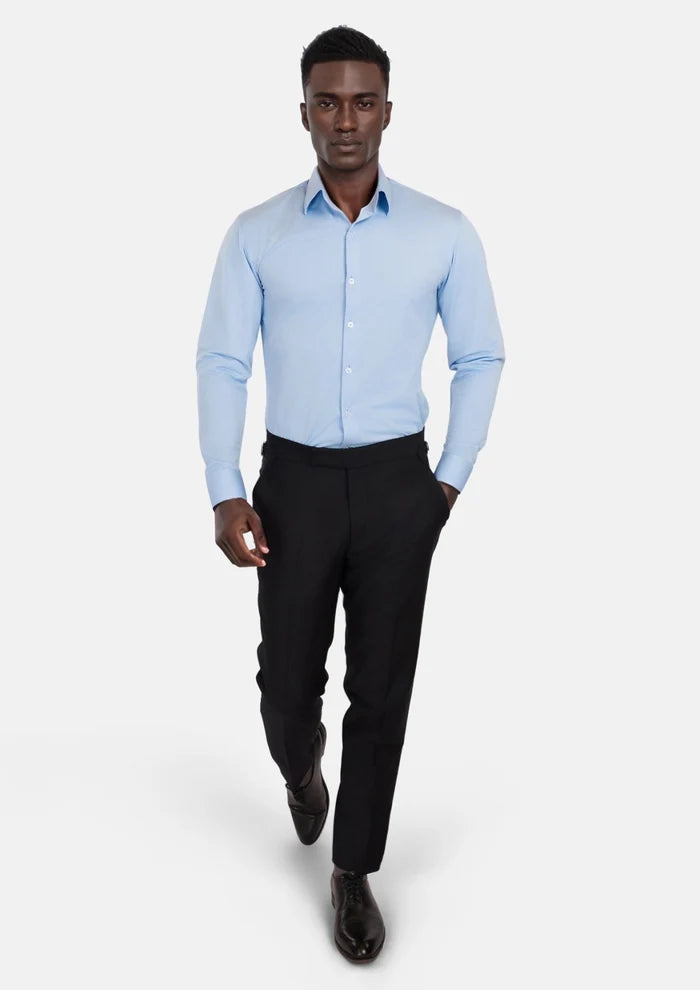 Oxford Sky Twill Shirt - SARTORO