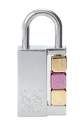 Loewe Padlock Anagram Bag Charm Silver - Runway Catalog