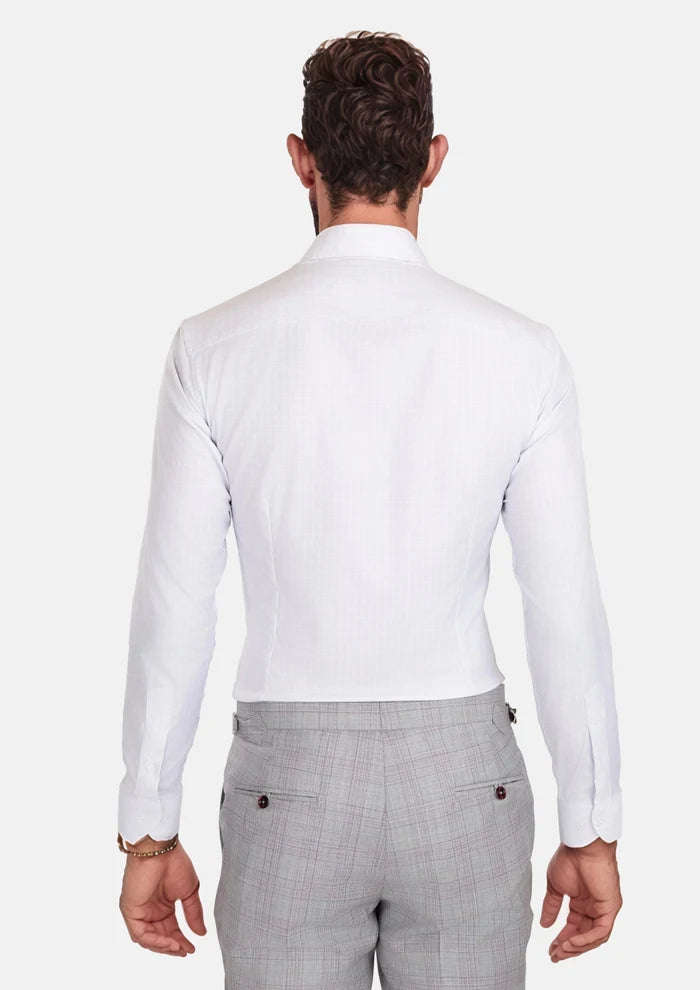 Light Grey Check Shirt - SARTORO