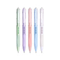 Pastel Retractable Gel Pen 0.5mm - Black Ink (BP12)