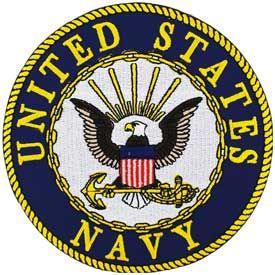 Patch USN LOGO: Patch USN LOGO United States Navy USN Logo Seal Embroidered Patch, with Iron-On Adhesive