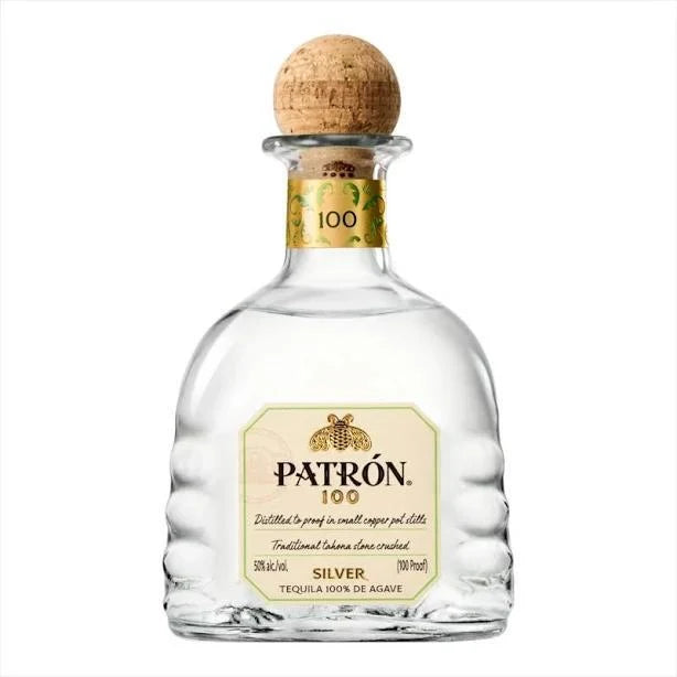 Patron 100 Proof Silver Tahona Tequila 750ml