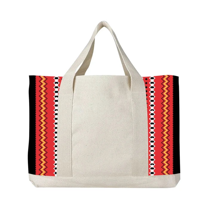 Patterned Canvas Tote (TB20)