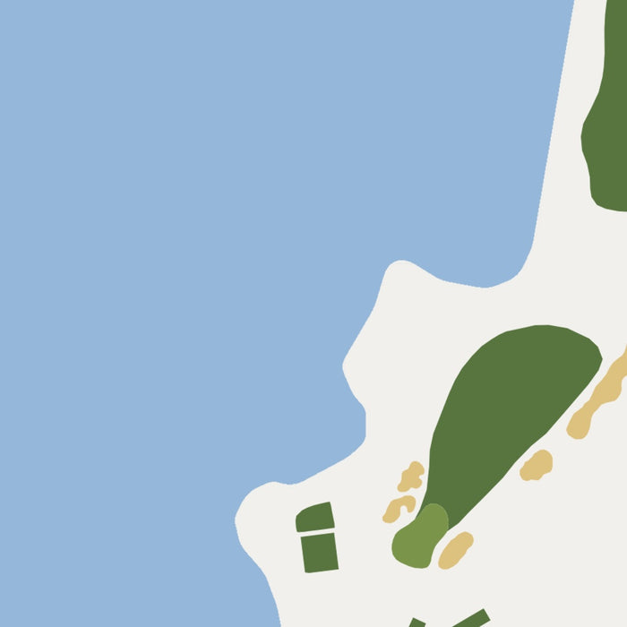 Pebble Beach Golf Links: Modern Golf Course Map