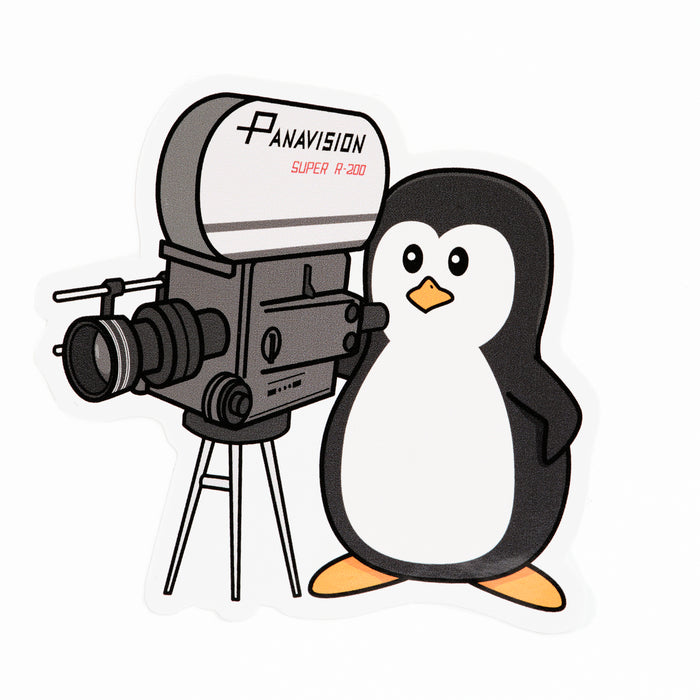PENGUIN WITH CAMERA STICKER