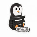 PENGUIN WITH FILM STICKER