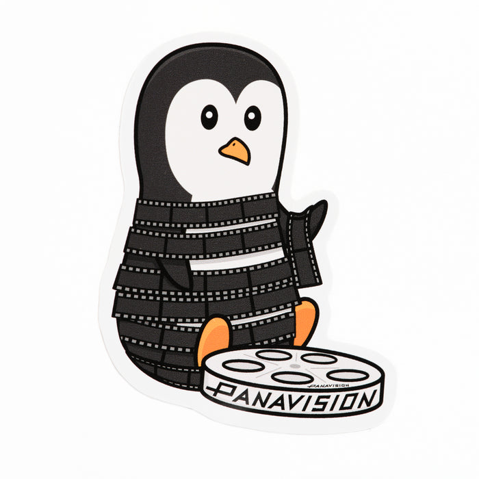 PENGUIN WITH FILM STICKER