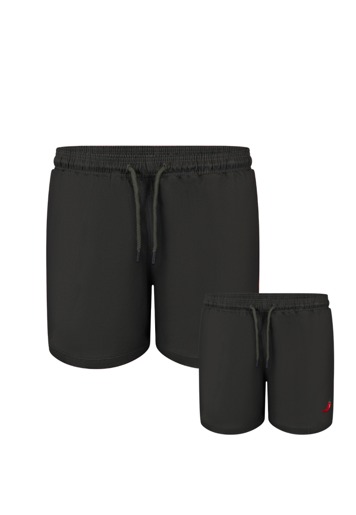 Pepper Plain Father & Son Swim Trunks