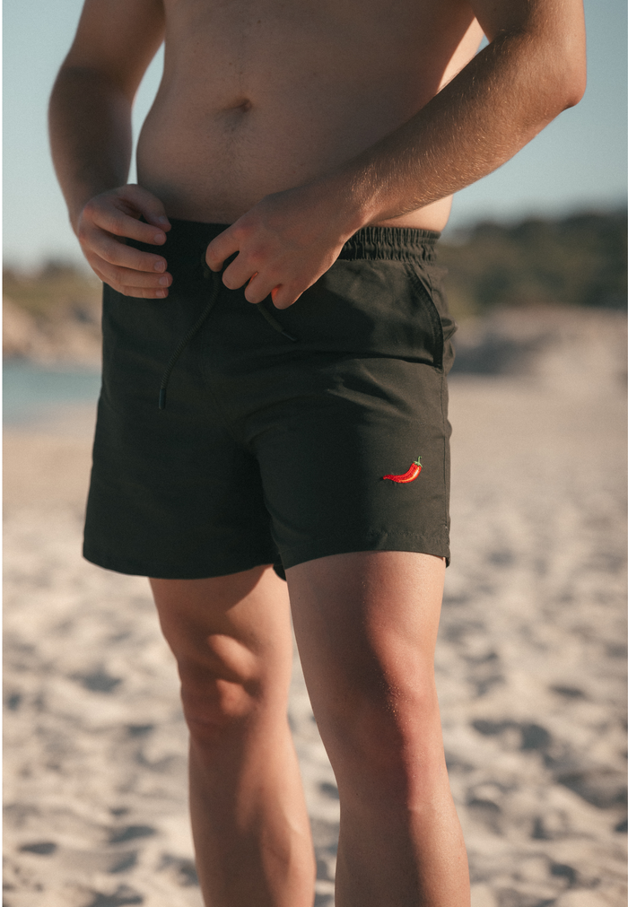 Pepper Plain Father & Son Swim Trunks
