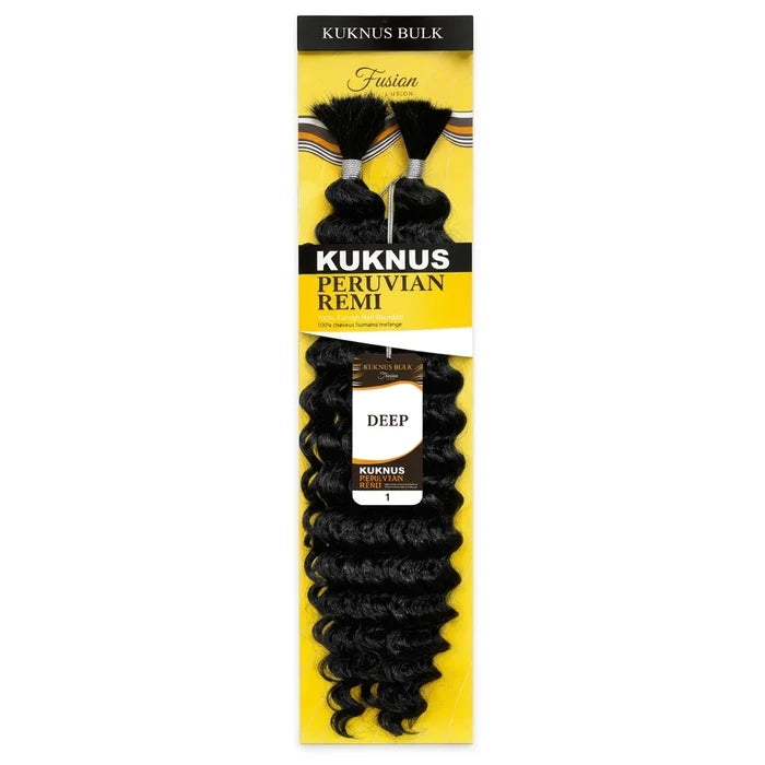 Kuknus Peruvian Remi hair packaging on a white background