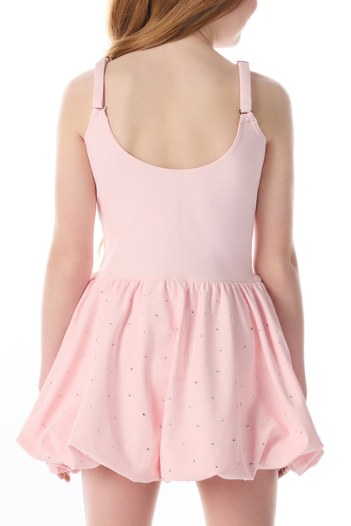 Petal Dress in Powder Pink