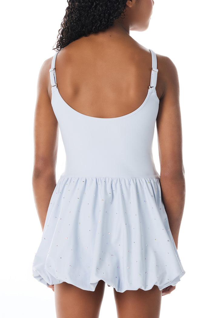 Petal Dress in Winter Sky