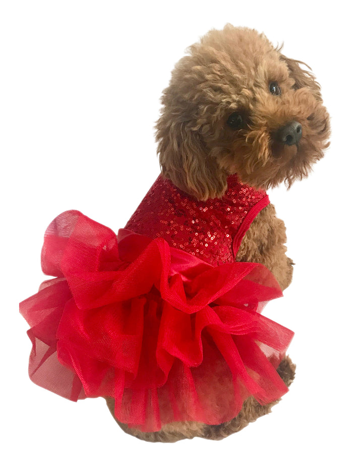 Picture Perfect Red Sequins Fufu Tutu