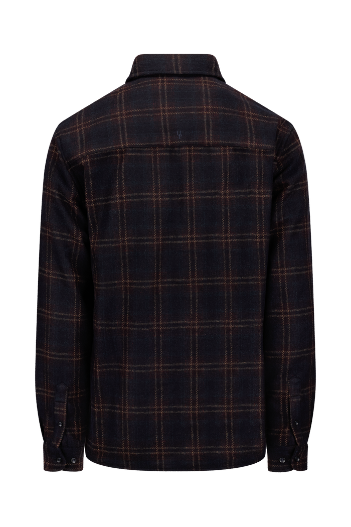 Urban Pioneers Male Piero Wool Shirt SHIRT NAVY CHECK