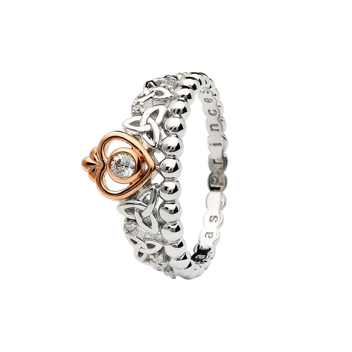 Princess Heart Trinity Ring