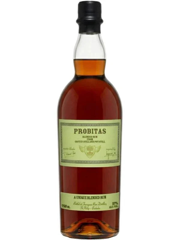 Probitas "Green Label" Coffey And Pot Still Blended Dark Rum (114 Prf) - 750ml