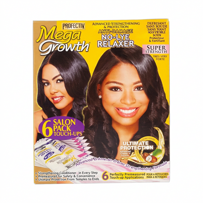 Profective Mega Growth No- Lye Relaxer Super Strength 6 Application