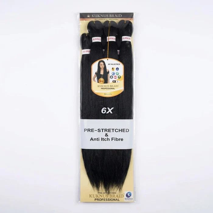 Professional Pre-Stretched Braiding Hair 26" 6X