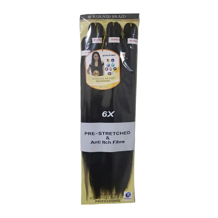 Professional Pre-Stretched Braiding Hair 26" 6X