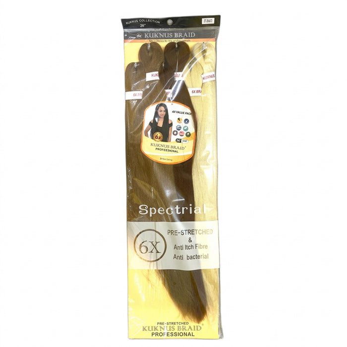 Professional Pre-Stretched Braiding Hair 26" 6X