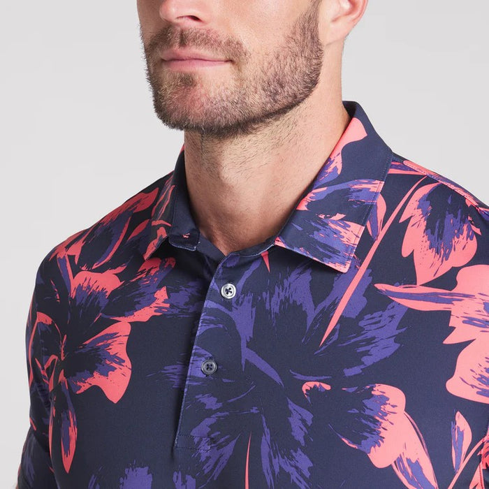PUMA MENS MATTR BROKEN FLOWER GOLF POLO