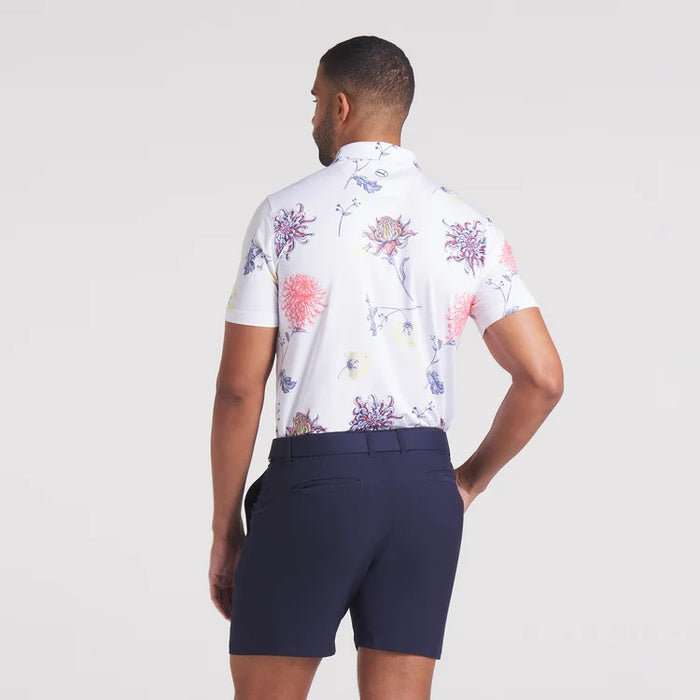PUMA MENS MATTR DAHLIA GOLF POLO