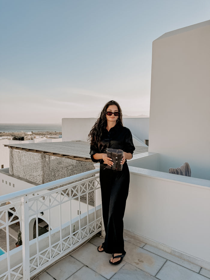 Pure Silk Shirt Black