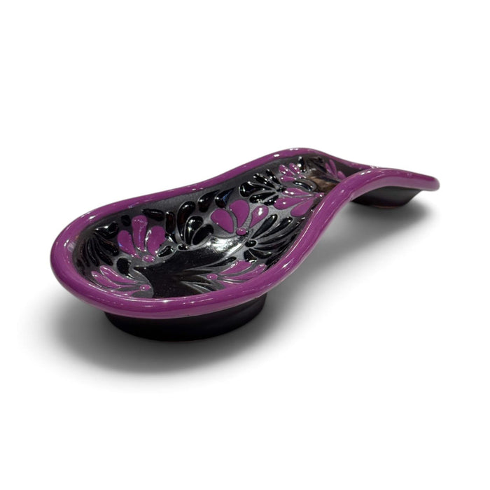 Purple/Black Bats Spoon Rest