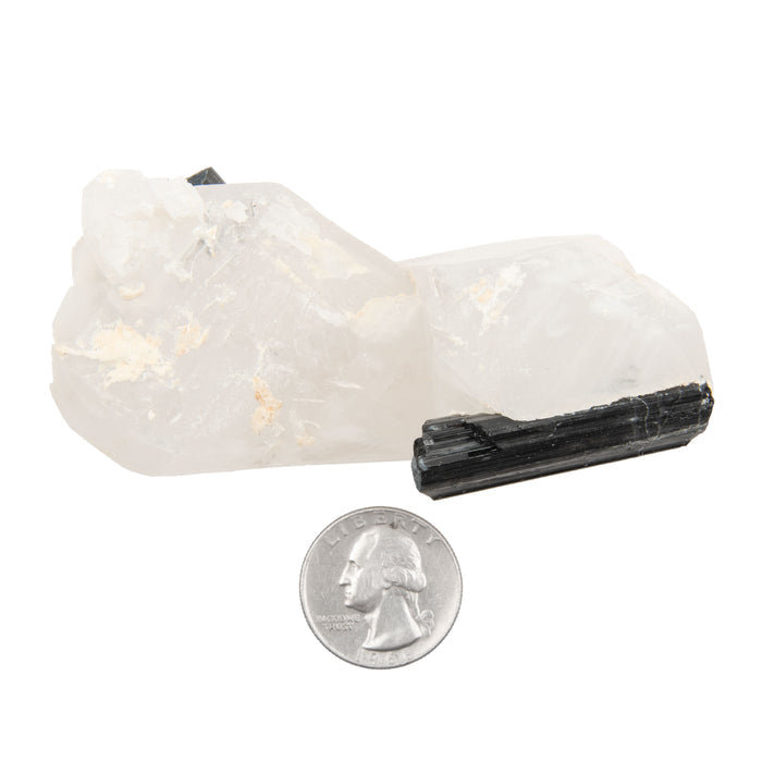 Quartz w/ Black Tourmaline