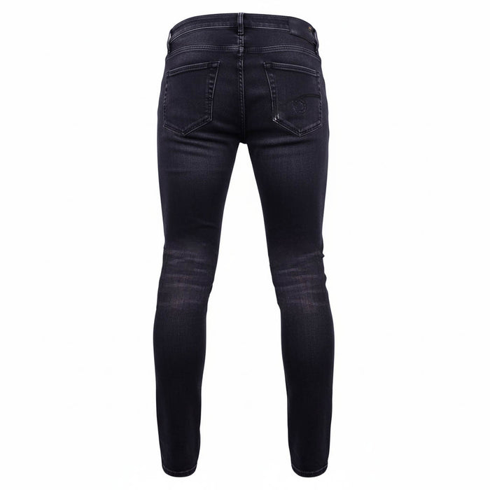 R13 BLACK ‘ALISON CROP’ JEANS IN 'COAL’ - SIZE 25