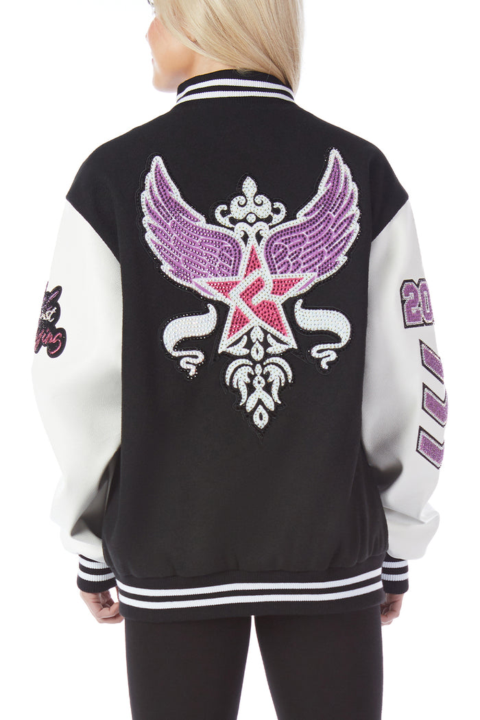 Rebel Letterman Jacket in Rebel Angel