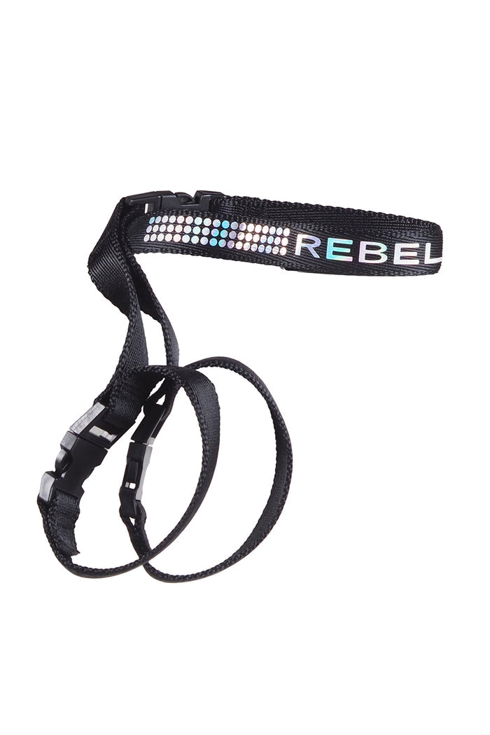 Rebel Pom Holder in Black Sequin- FINAL SALE
