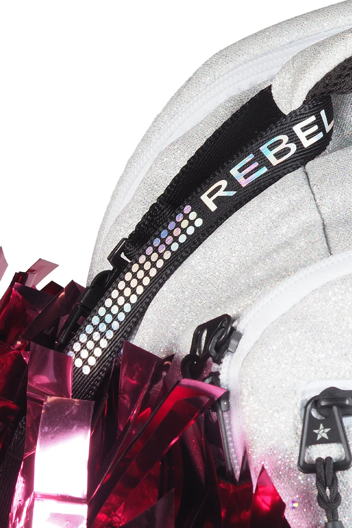Rebel Pom Holder in Black Sequin- FINAL SALE
