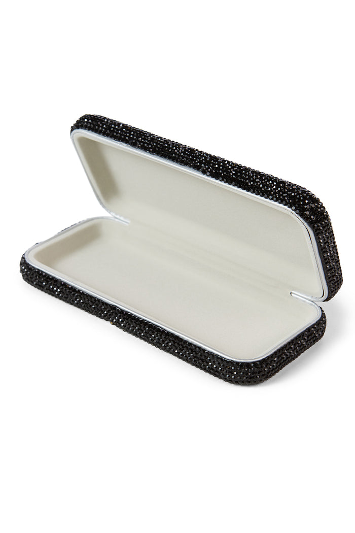 Rebel Sunglasses Case in Black Sparkle