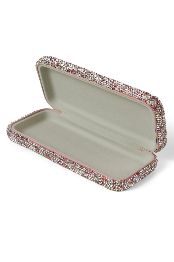 Rebel Sunglasses Case in Gilded Pink