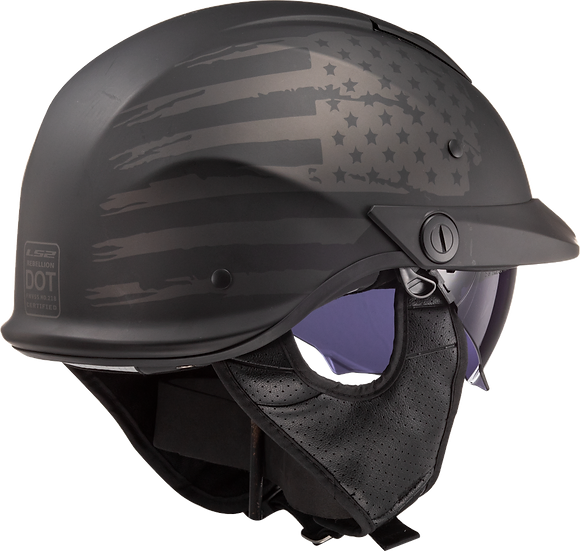 Rebellion 1812: Features:

Roll-off resistant shell design
Two-stage built-in drop-down sun shield
Ported flow through ventil