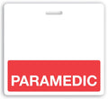 Red "Paramedic" Horizontal Badge Buddy  - 1350-2153, Qty = 25