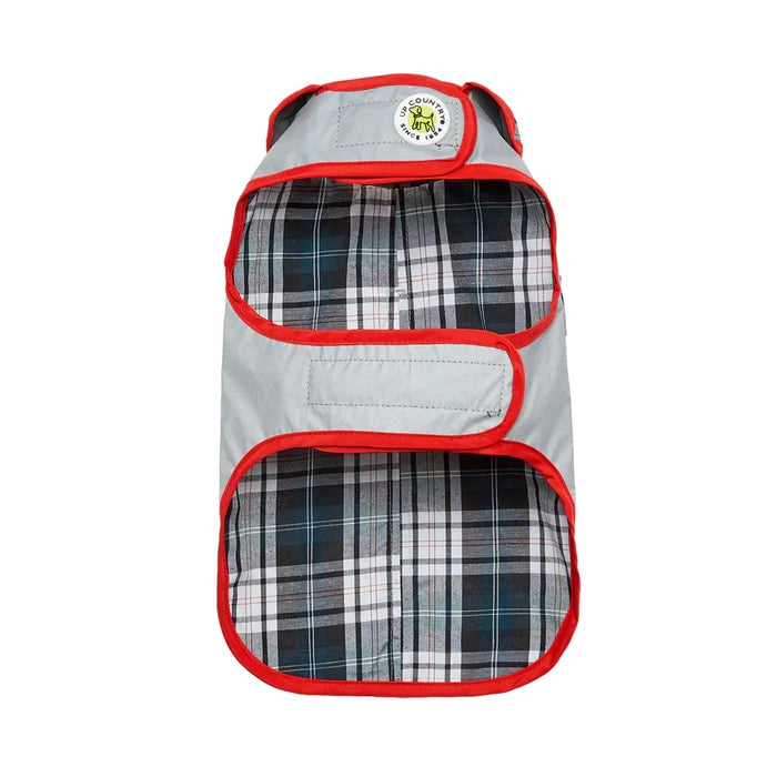 Reflective Gray Dog Coat