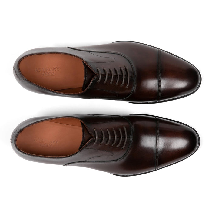Regent Cap - Toe // Chestnut Depth Brown - SARTORO