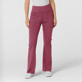 RENEW Knit Women's Flare Yoga Scrub Pant Carnation