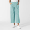 RENEW Edit Women's Cropped Wide Leg Scrub Trouser Coastal Blue