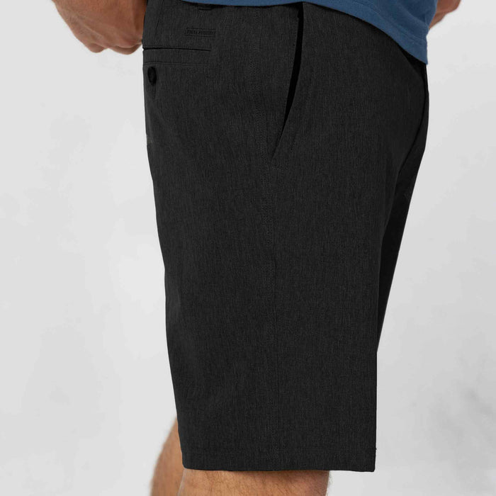 Reserve Heather 19" Hybrid Short - Heather Black