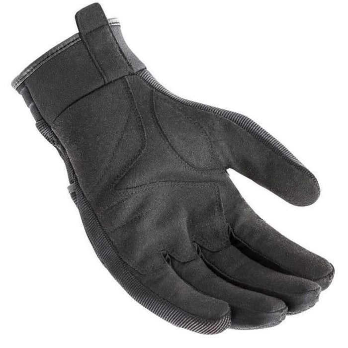 Resistor Glove Bk/Bk: Description
Span-Poly / Neoprene Hybrid

Features:

Stretchable Span/Poly Top
Pre-curved ride-friendly