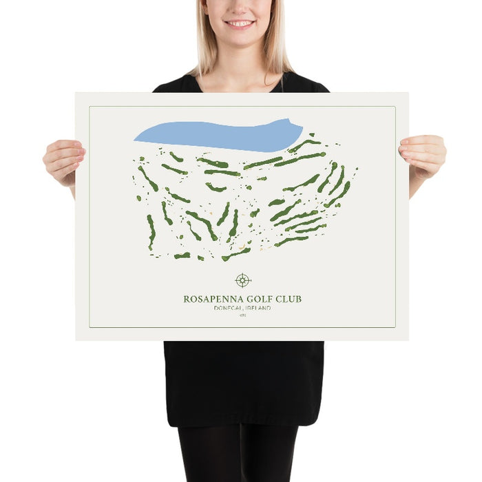 Rosapenna Golf Club: Modern Golf Course Map